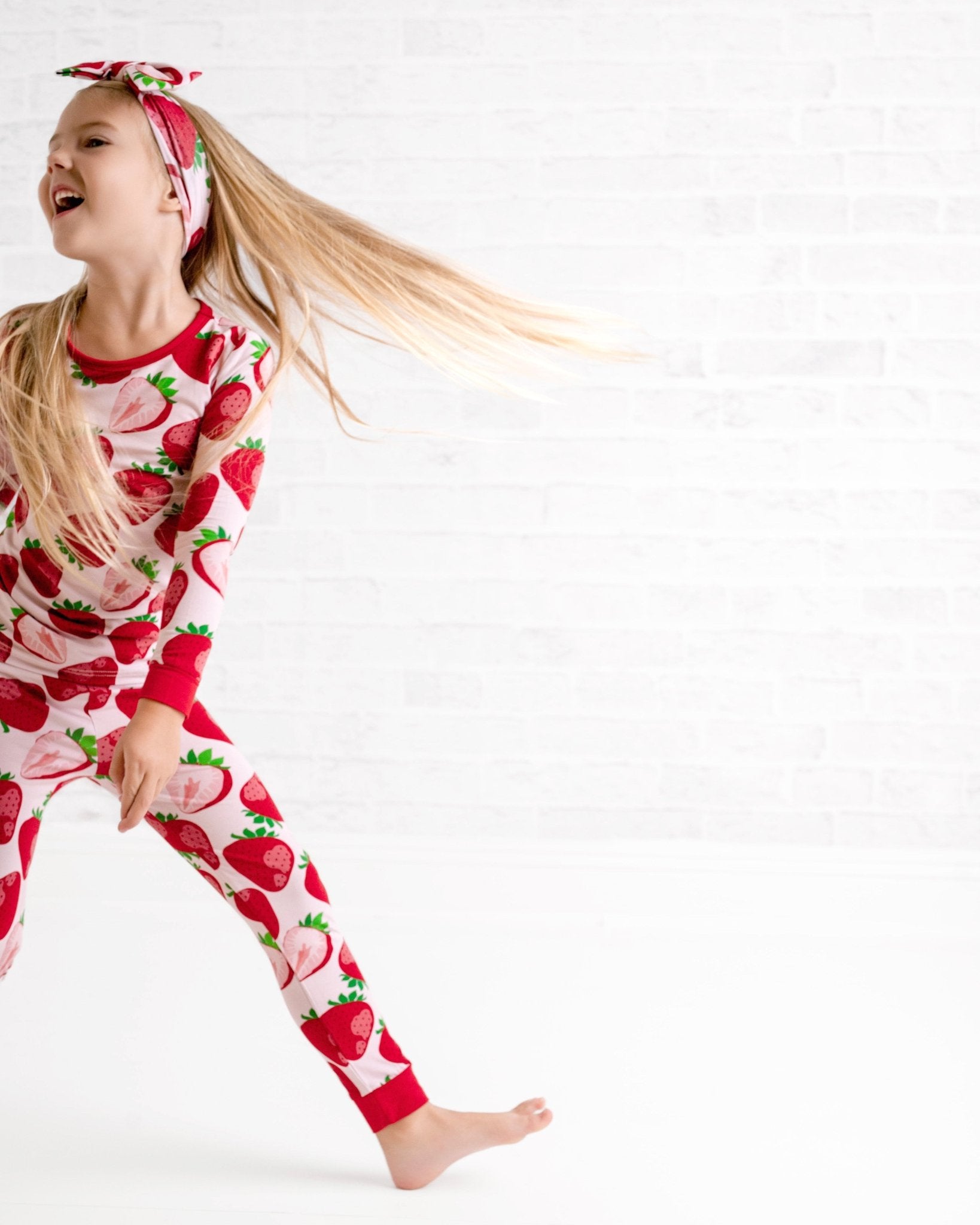Berry Sweet (Strawberry) Long Sleeve PJ's - Jammie Session