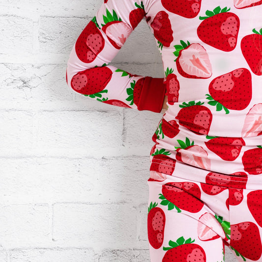 Berry Sweet (Strawberry) Long Sleeve PJ's - Jammie Session