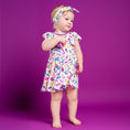 Load image into Gallery viewer, Block Party (Purple) Bodysuit Twirl Dress BDLJ - Jammie Session