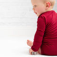 Load image into Gallery viewer, Burgundy Bodysuit - Jammie Session