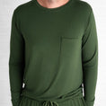 Load image into Gallery viewer, Emerald Men's Long Sleeve Shirt - Jammie Session