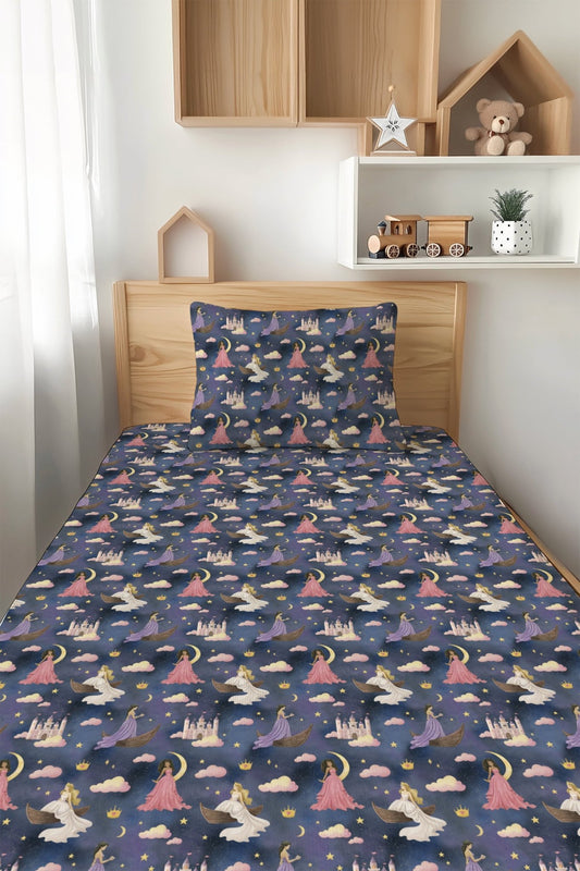 Enchanted Empire Twin Fitted Sheet and Pillowcase Set - Jammie Session