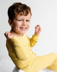Load image into Gallery viewer, Lemon Meringue (Yellow) Ribbed Long Sleeve PJ's BDLJ - Jammie Session