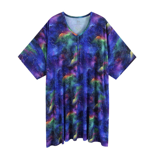 Luminara Galaxy Women's Muumuu Lounge Tee (ONE SIZE FITS XS - XXL) - Jammie Session