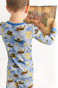 Load image into Gallery viewer, Maps and Mateys (Pirate) Long Sleeve PJ's - Jammie Session
