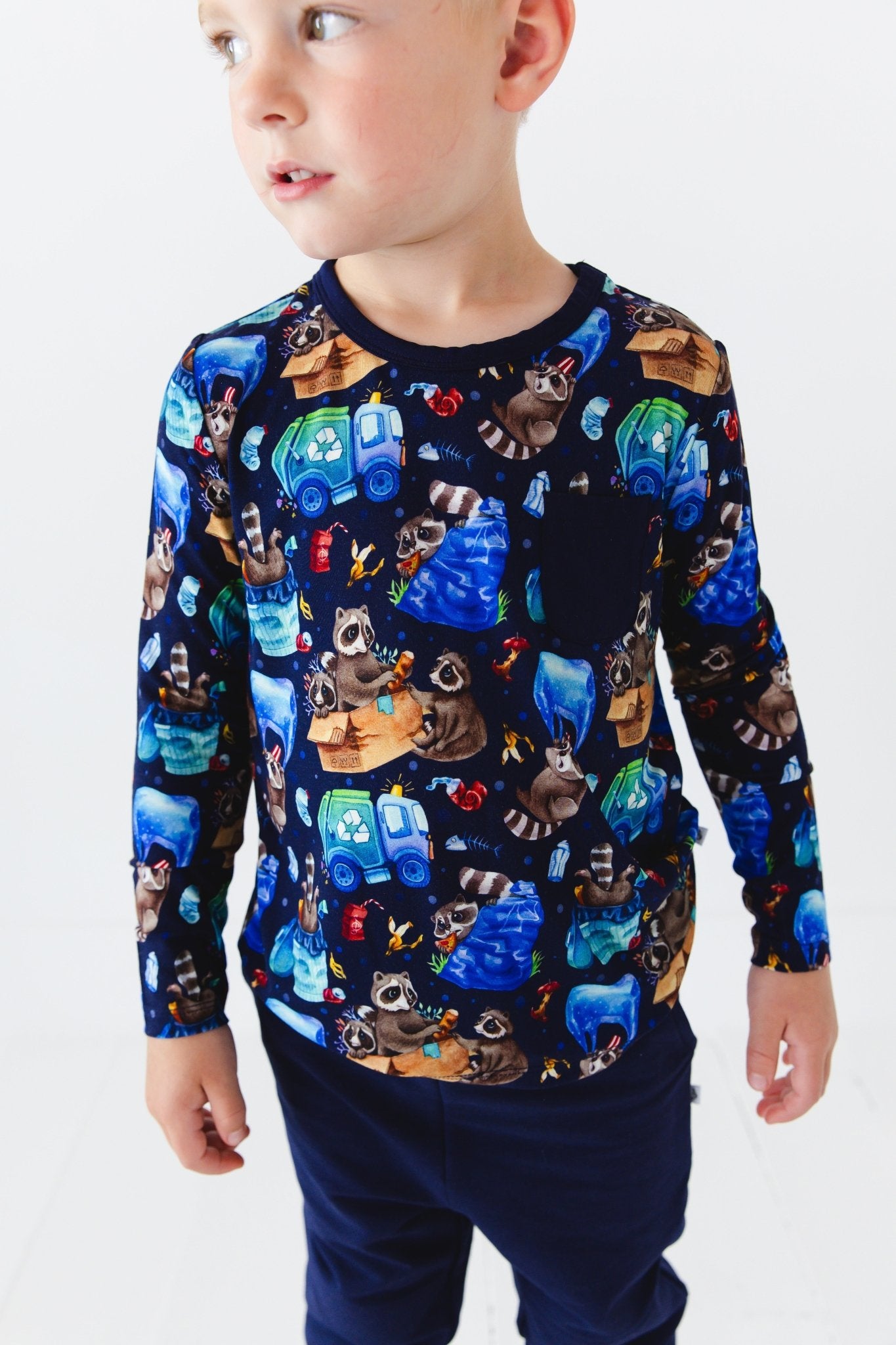 Nocturnal Nonsense Kids' Long Sleeve T-shirt - Jammie Session