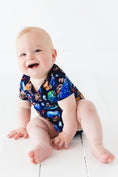Load image into Gallery viewer, Nocturnal Nonsense Short Sleeve Bodysuit - Jammie Session
