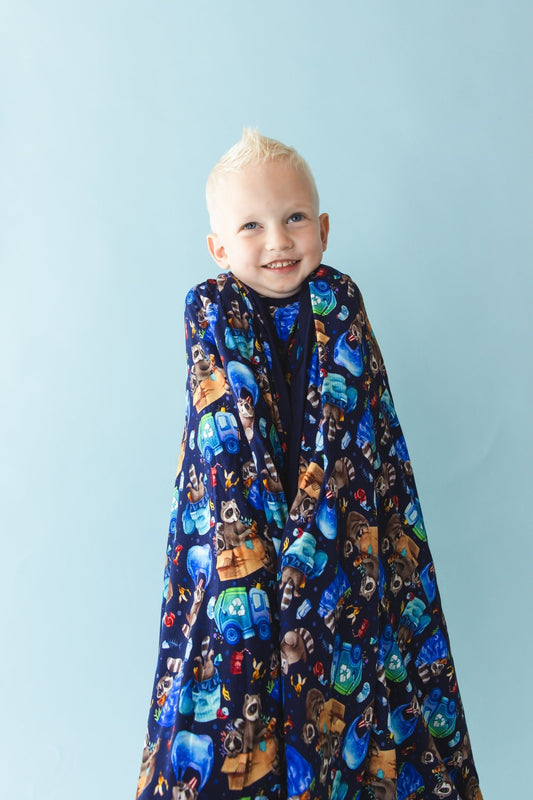 Nocturnal Nonsense Toddler Quilted Blanket - Jammie Session