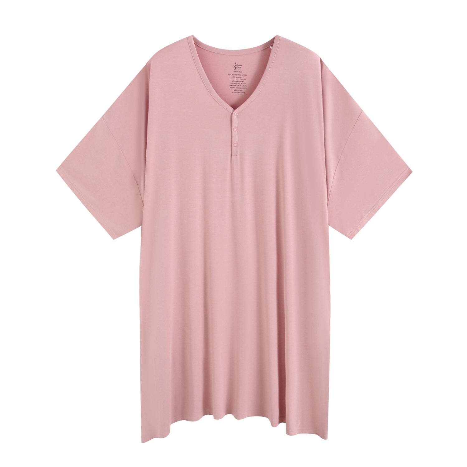Rose Solid Women's Muumuu Lounge Tee (One size Fits XS - XXL) - Jammie Session