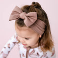 Load image into Gallery viewer, Tiny Tea Time Bow - Jammie Session