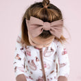 Load image into Gallery viewer, Tiny Tea Time Bow - Jammie Session