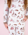 Load image into Gallery viewer, Tiny Tea Time Long Sleeve PJ's - Jammie Session