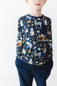 Load image into Gallery viewer, Up Zoo Late Kids' Long Sleeve T-shirt - Jammie Session