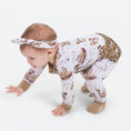 Load image into Gallery viewer, Vintage Voyage Ruffle Romper - Jammie Session