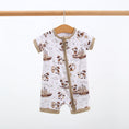 Load image into Gallery viewer, Vintage Voyage Short Sleeve Romper - Jammie Session