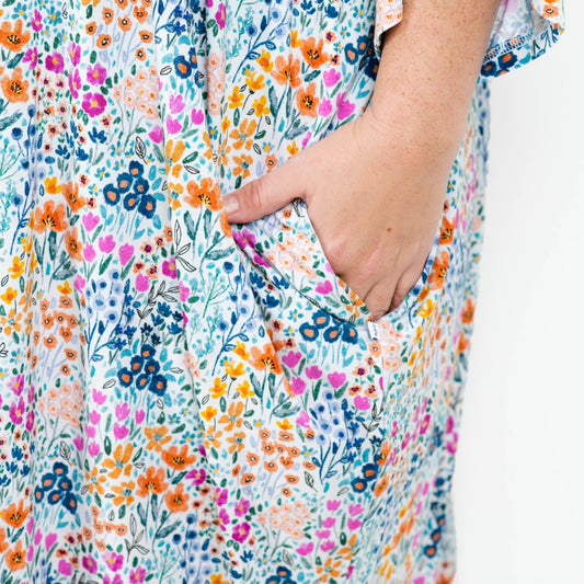 Whispering Wildflowers Women's Muumuu Lounge Tee (One size Fits XS - XXL) - Jammie Session