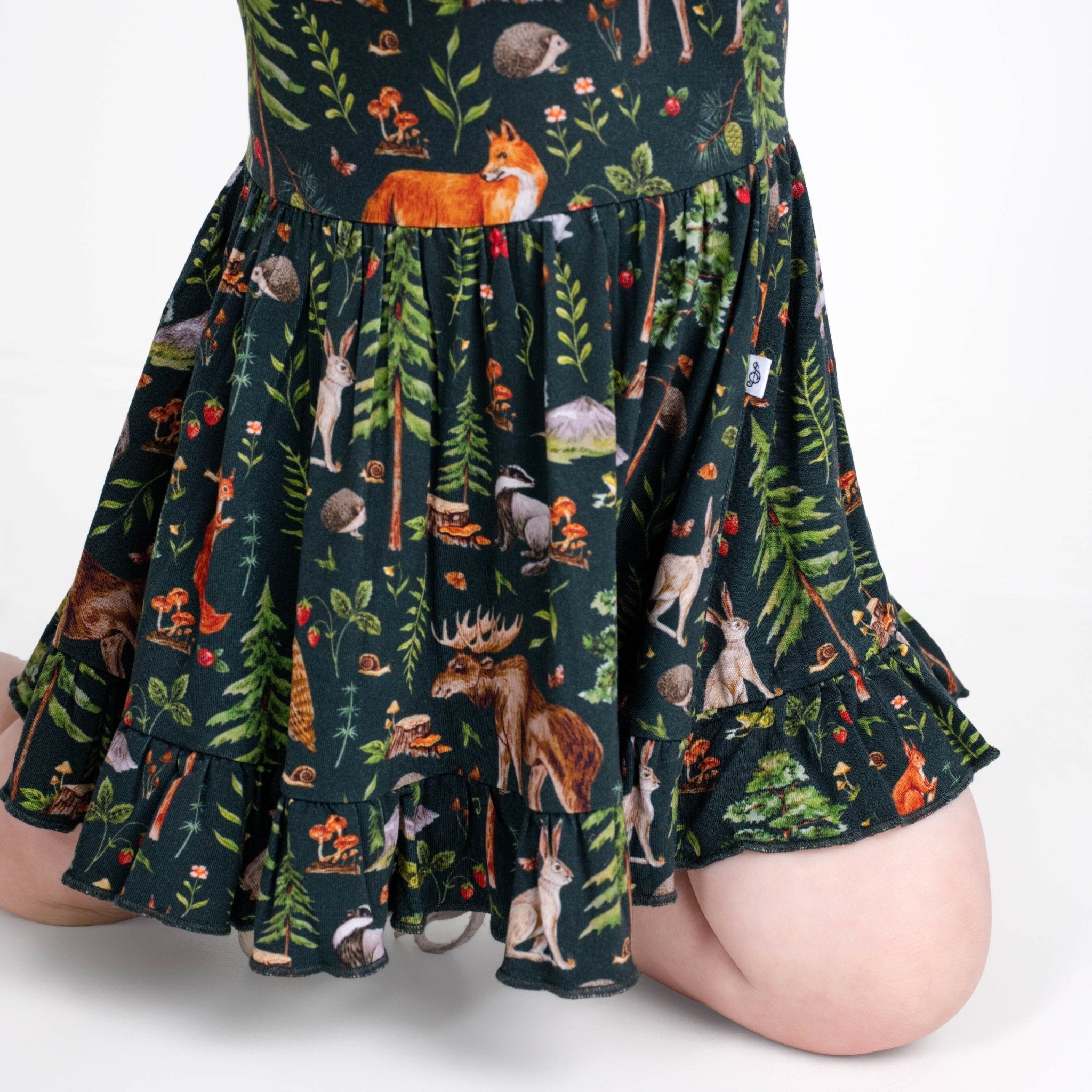 Wood You Be My Friend Bodysuit Twirl Dress - Jammie Session