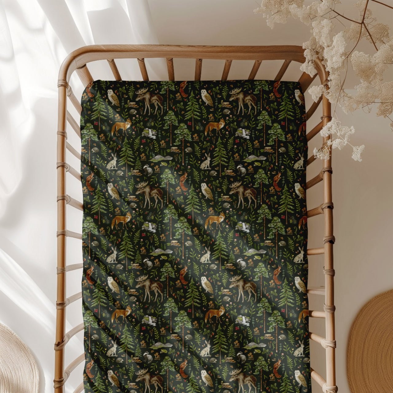 Wood You Be My Friend Crib Sheet - Jammie Session