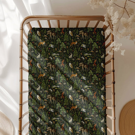 Wood You Be My Friend Crib Sheet - Jammie Session