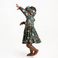 Load image into Gallery viewer, Wood you be my friend Long Sleeve Bodysuit Twirl Dress - Jammie Session