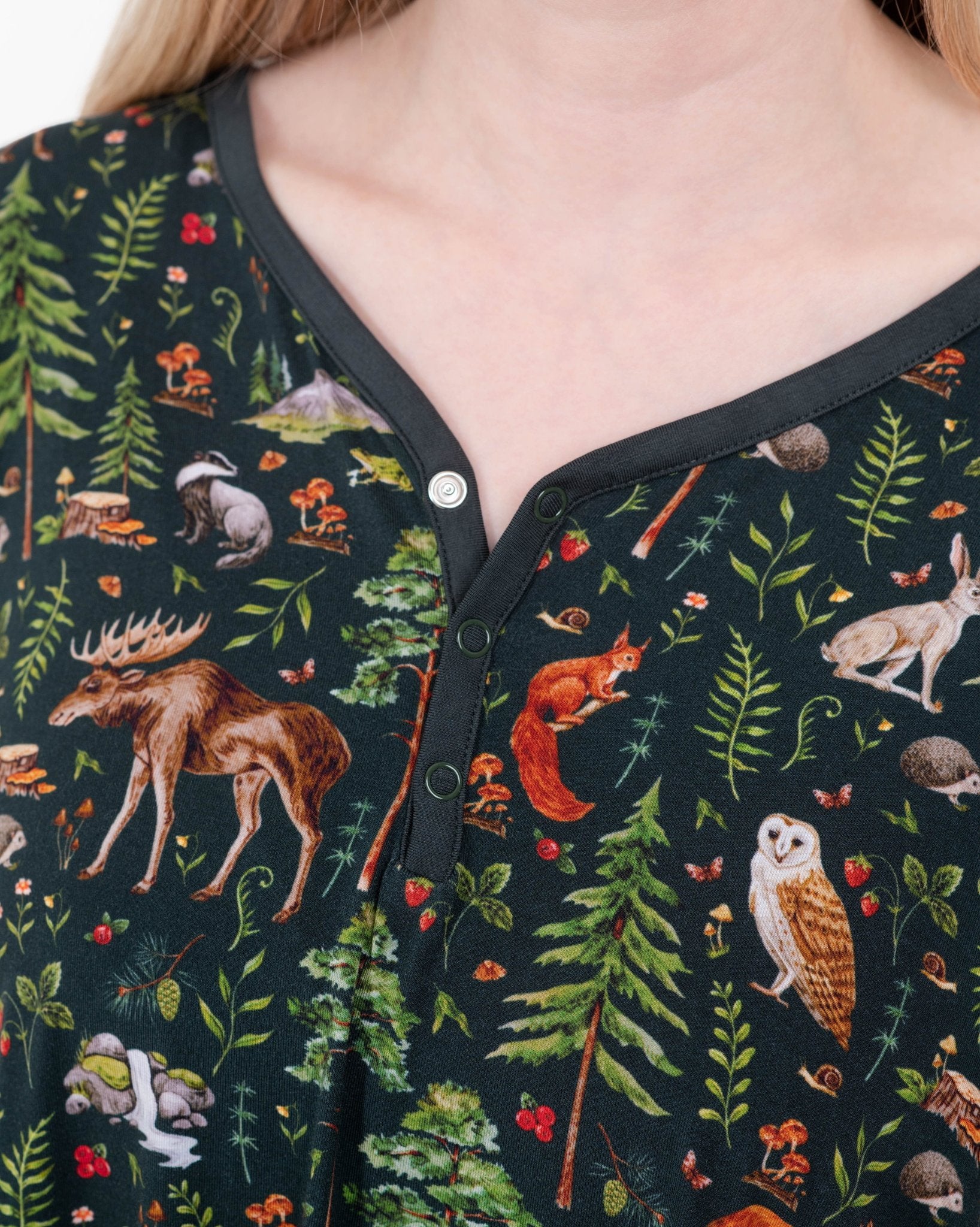 Wood You Be My Friend Women's Muumuu Lounge Tee (ONE SIZE FITS XS - XXL) - Jammie Session