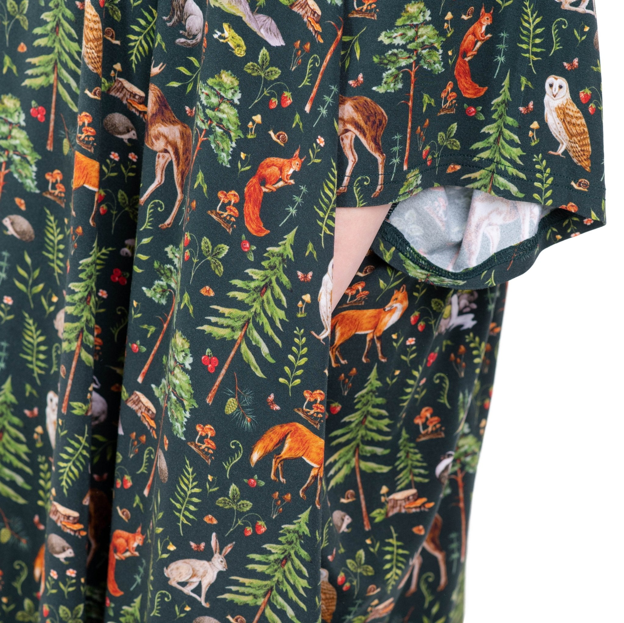 Wood You Be My Friend Women's Muumuu Lounge Tee (ONE SIZE FITS XS - XXL) - Jammie Session