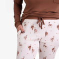 Load image into Gallery viewer, Wooly Sleepy TENCEL™ Modal Women's Jogger Pants - Jammie Session