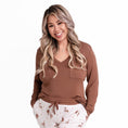 Load image into Gallery viewer, Wooly Sleepy TENCEL™ Modal Women's Long Sleeve Shirt - Jammie Session