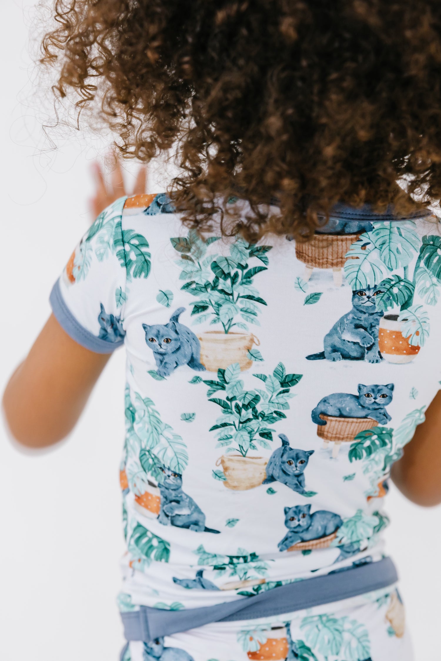Meowstera Short Pajama Set
