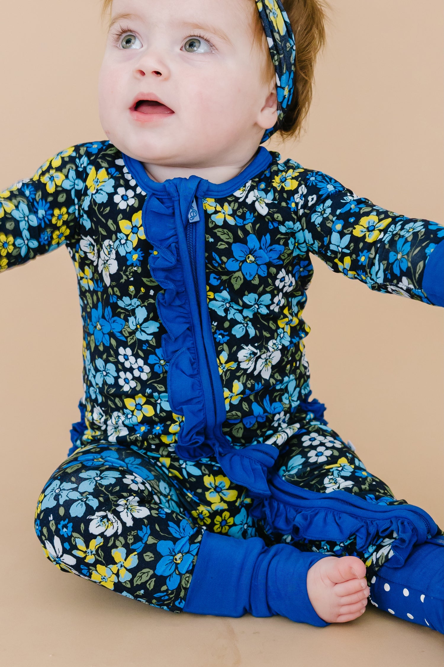 Twilight Meadows Ruffle Romper
