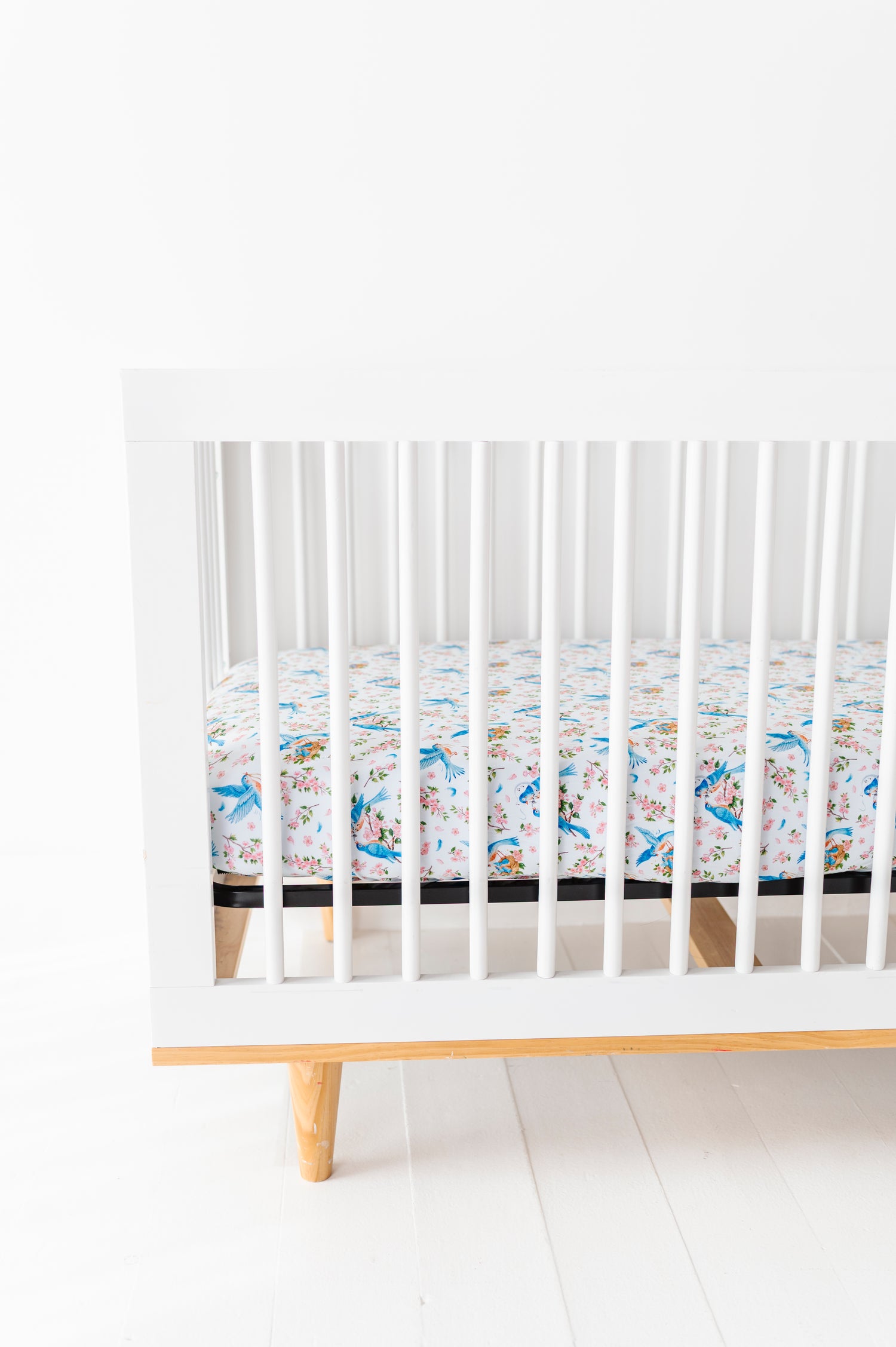 Bluebird Melody Crib Sheet