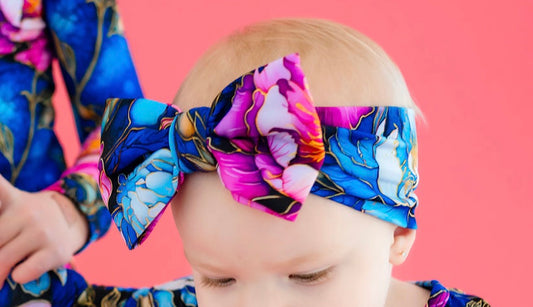 Neon Blooms Bow BDLJ