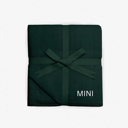 Mountain Mist Solid Mini Quilted Blanket