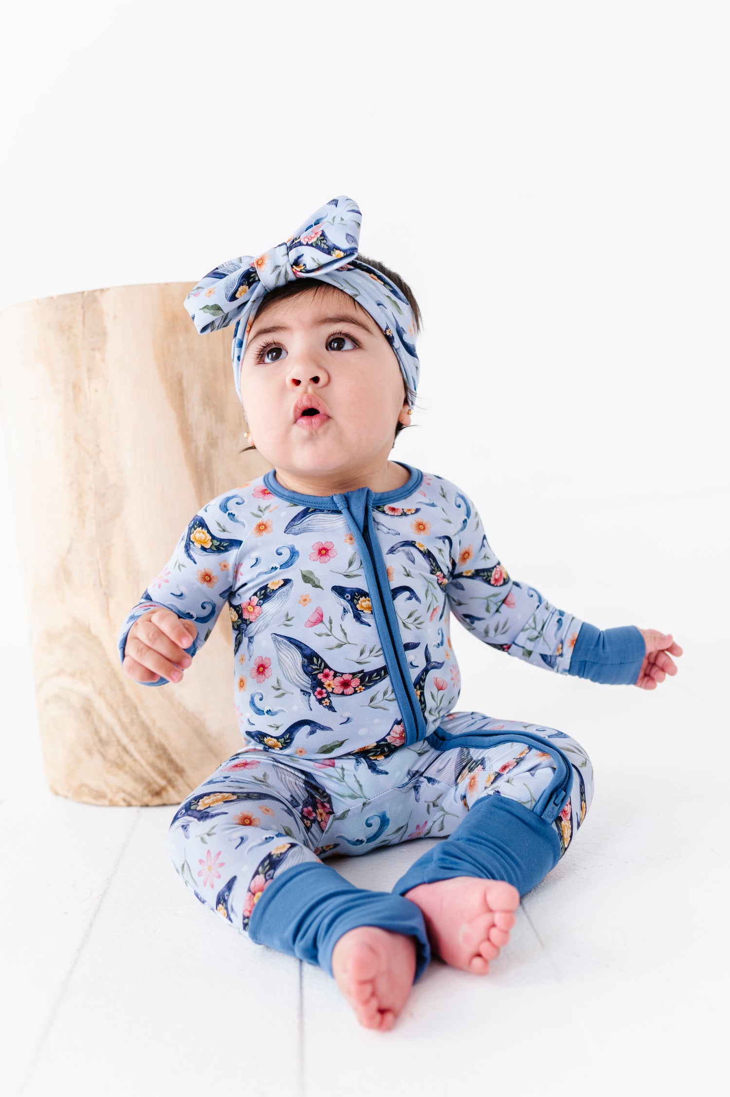 Blooming Whales Romper