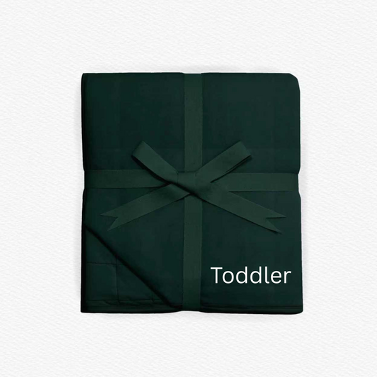 Mountain Mist Solid Toddler Quilted Blanket