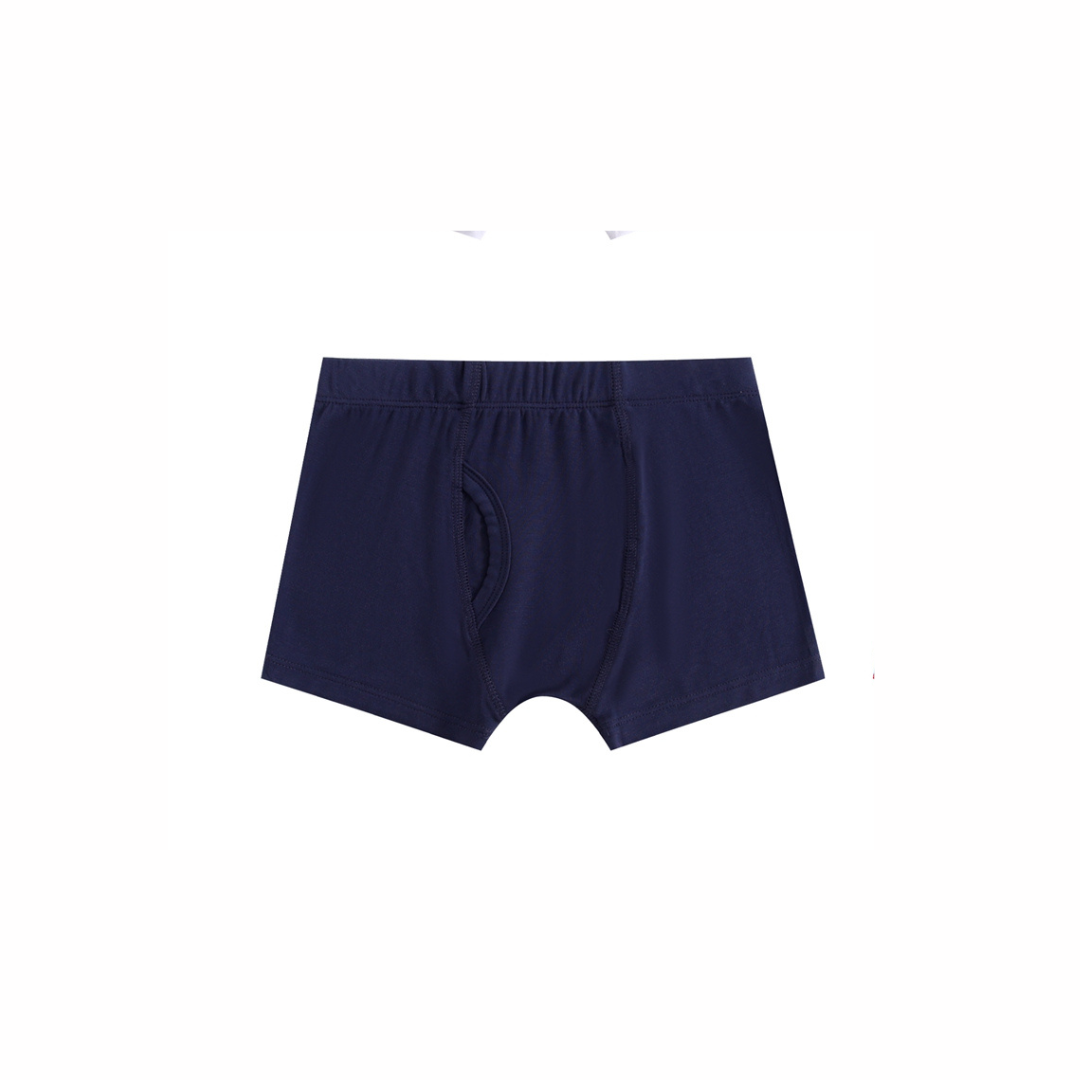 Up Zoo Late Solid Boy's Boxer Brief Underwear