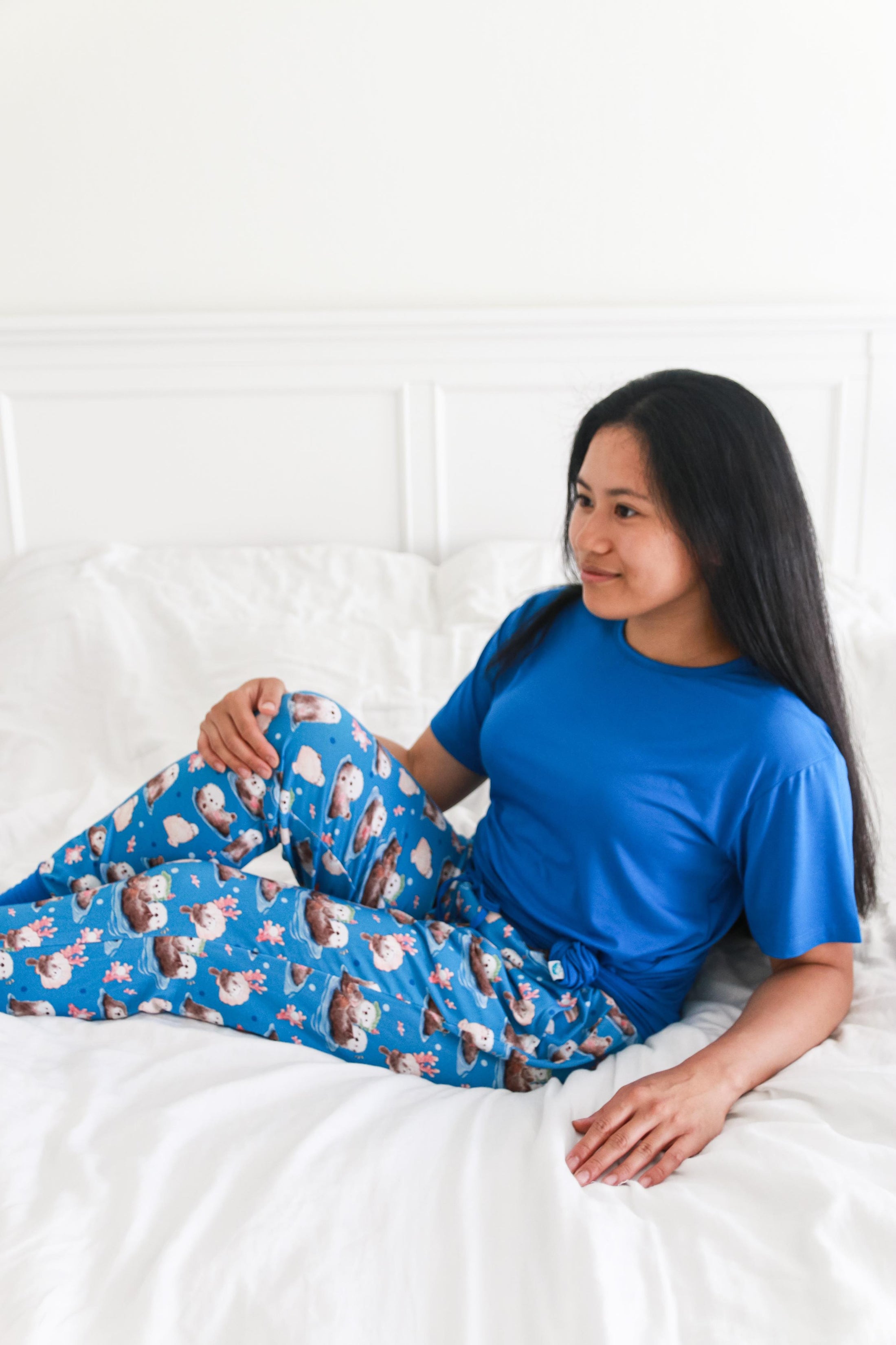 Made for Each Otter Women's Short Sleeve PJ Set BDLJ