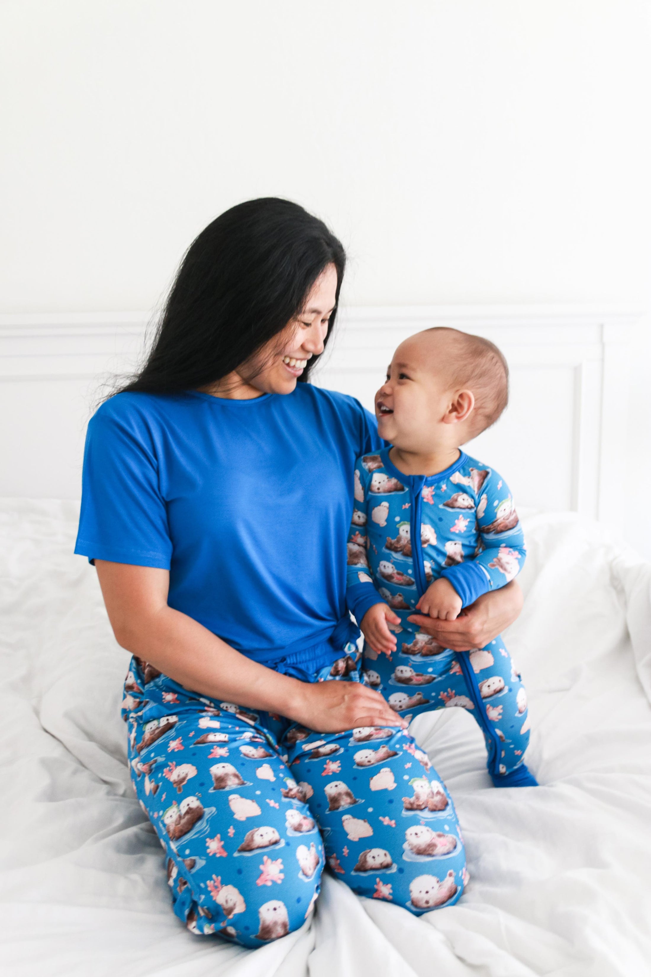 Made for Each Otter Women's Short Sleeve PJ Set BDLJ