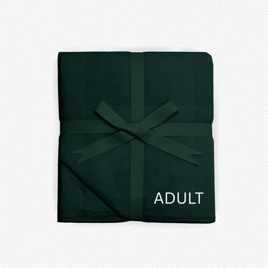 Mountain Mist Solid Adult Quilted Blanket