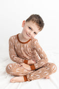 Load image into Gallery viewer, Copper Crescents Long Sleeve PJ's BDLJ

