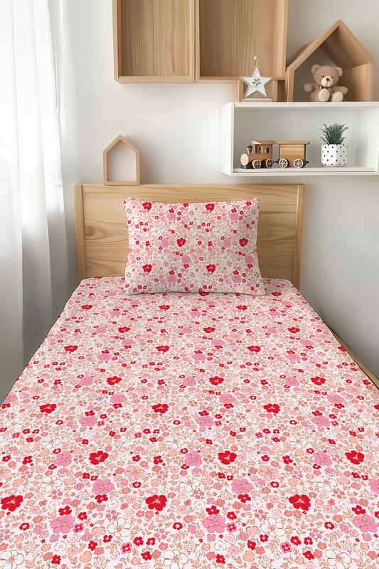 Florever Your Baby Twin Fitted Sheet and Pillowcase Set BDLJ