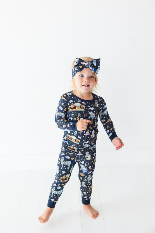 Up Zoo Late Long Sleeve PJ's