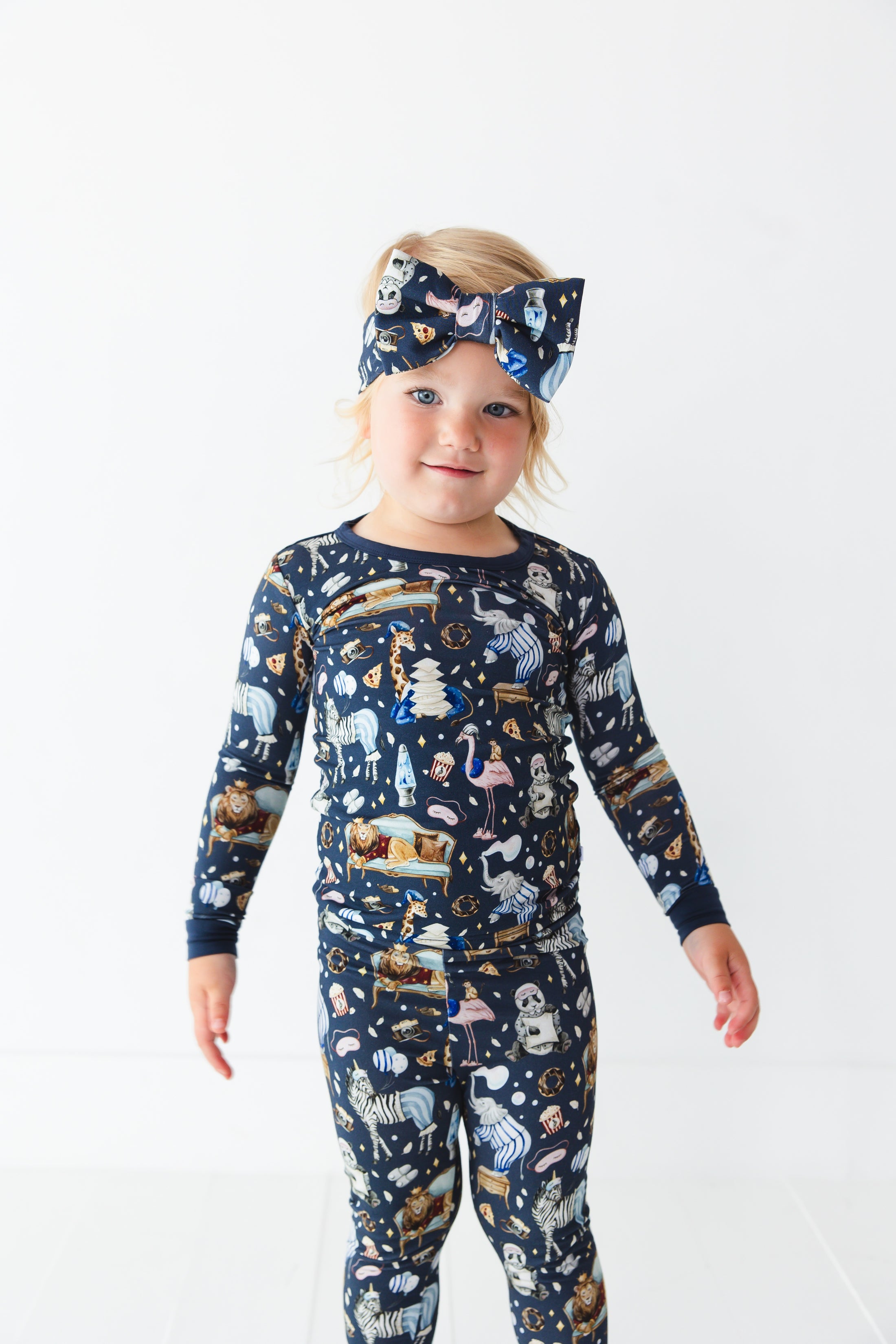 Up Zoo Late Long Sleeve PJ's