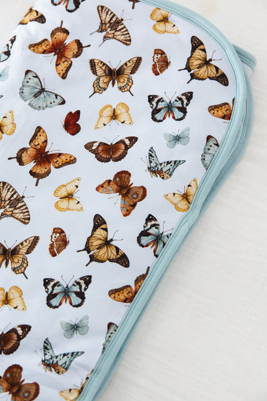Butterfly Kisses Adult Quilted Blanket