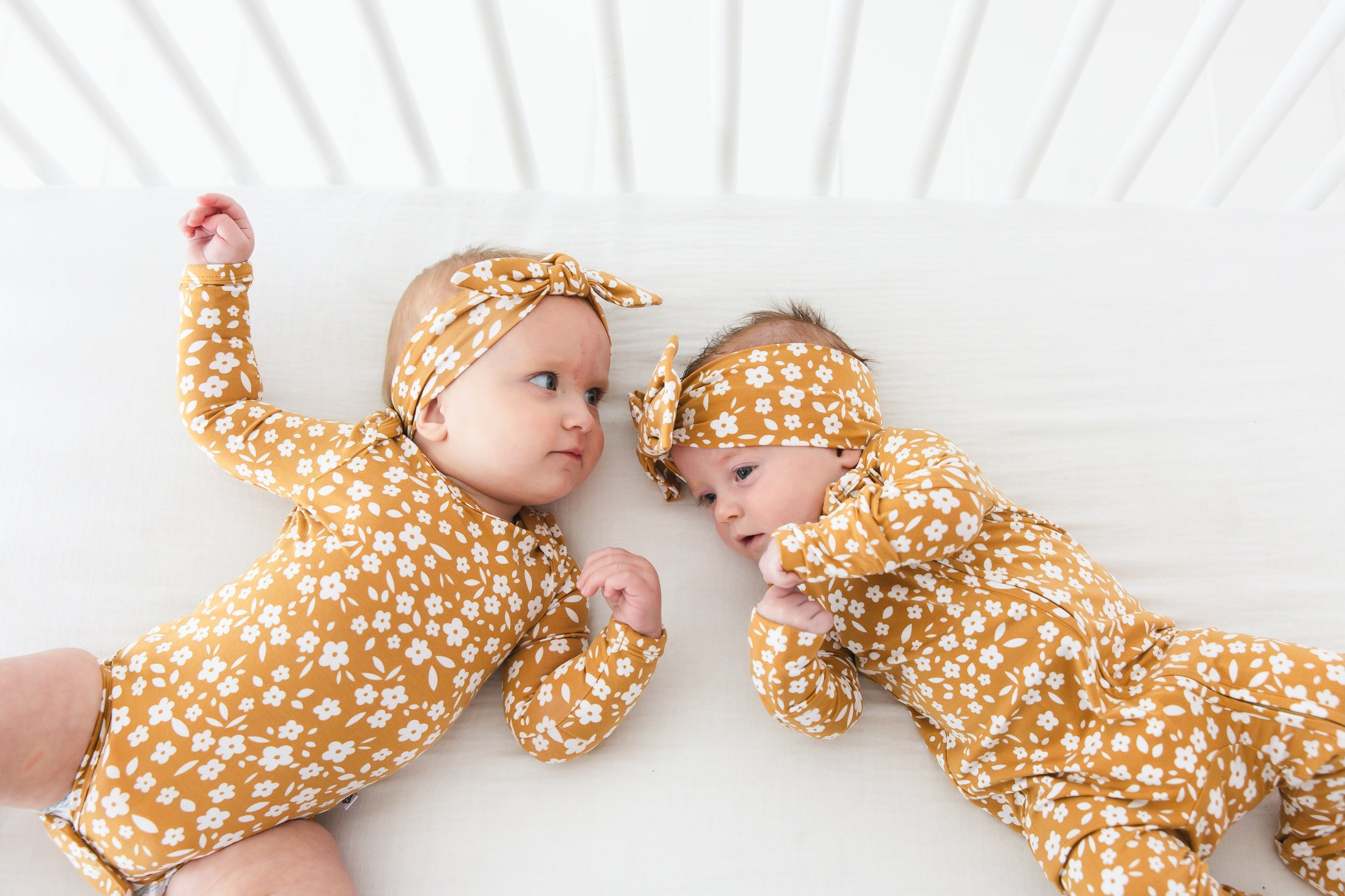 Honey Blooms Long Sleeve Bodysuit
