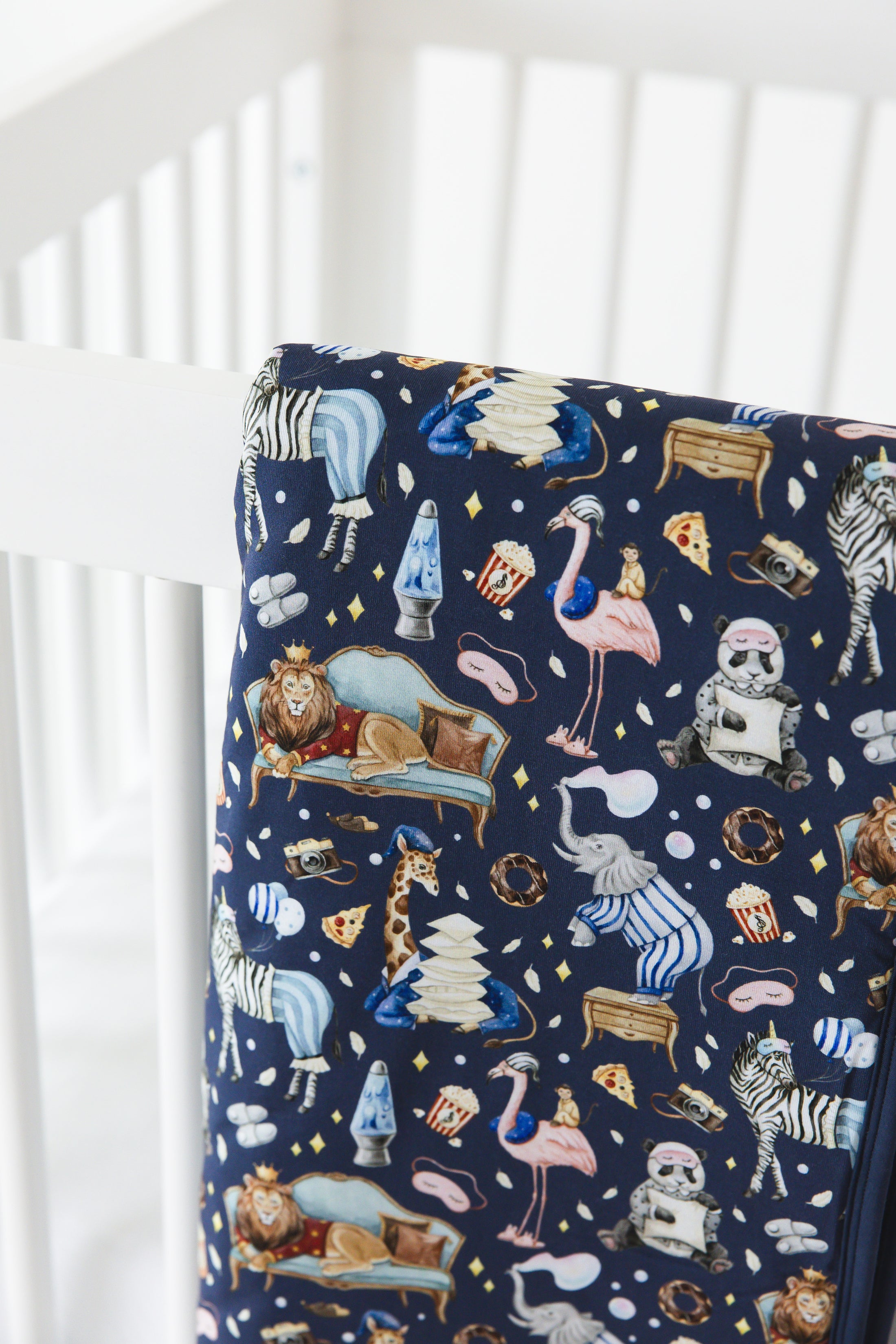 Up Zoo Late Adult Quilted Blanket