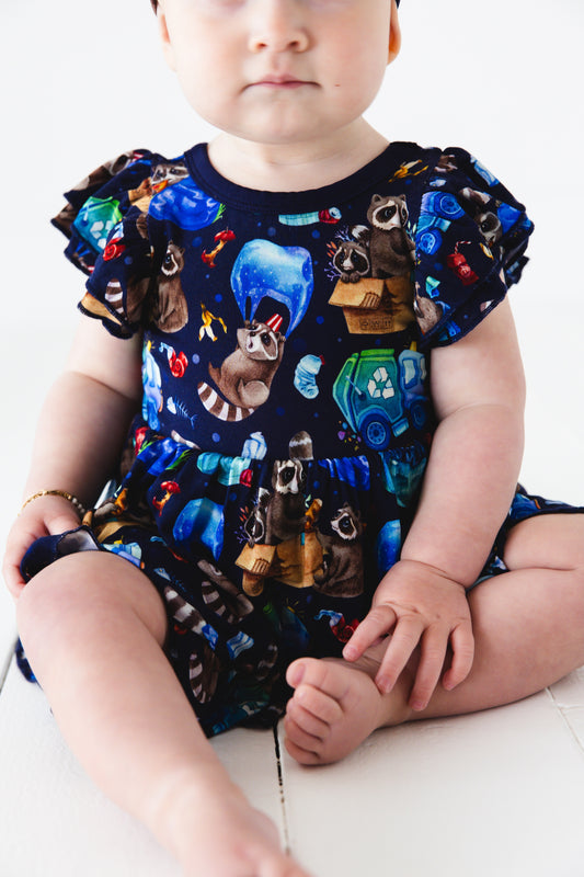 Nocturnal Nonsense Bodysuit Twirl Dress