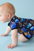 Load image into Gallery viewer, Nocturnal Nonsense Short Sleeve Romper
