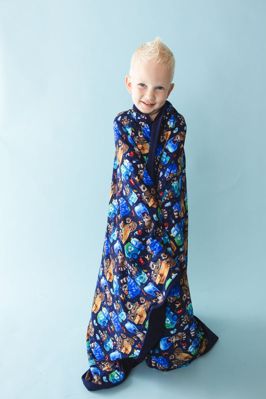 Nocturnal Nonsense Toddler Quilted Blanket