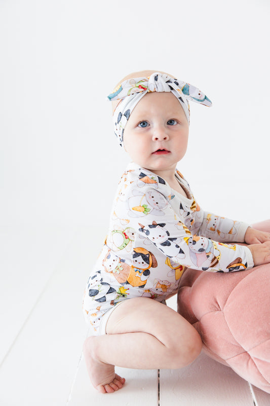 Meowster of Disguise Long Sleeve Bodysuit